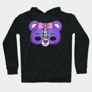 Scary Purple Bear Hoodie